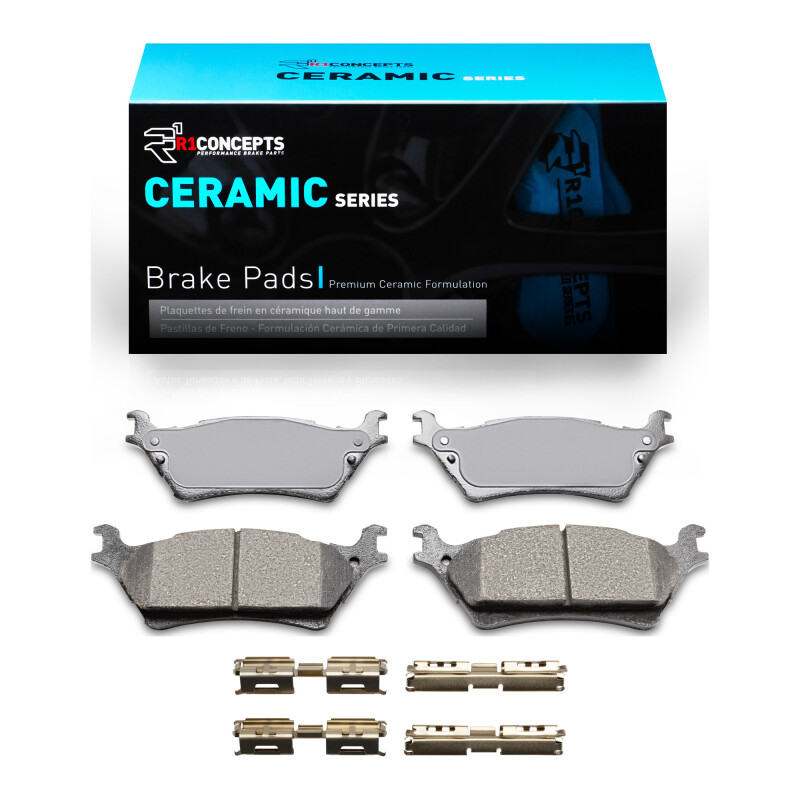 Ford F-150 Brake Pads - Rear - R1 Concepts - R1 Ceramic - `12-`20